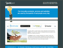 Tablet Screenshot of geekface.com